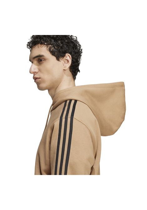 Felpa con cappuccio Adidas Trefoil Essentials Cammello Nero Uomo ADIDAS ORIGINALS | Felpe | JY1377-